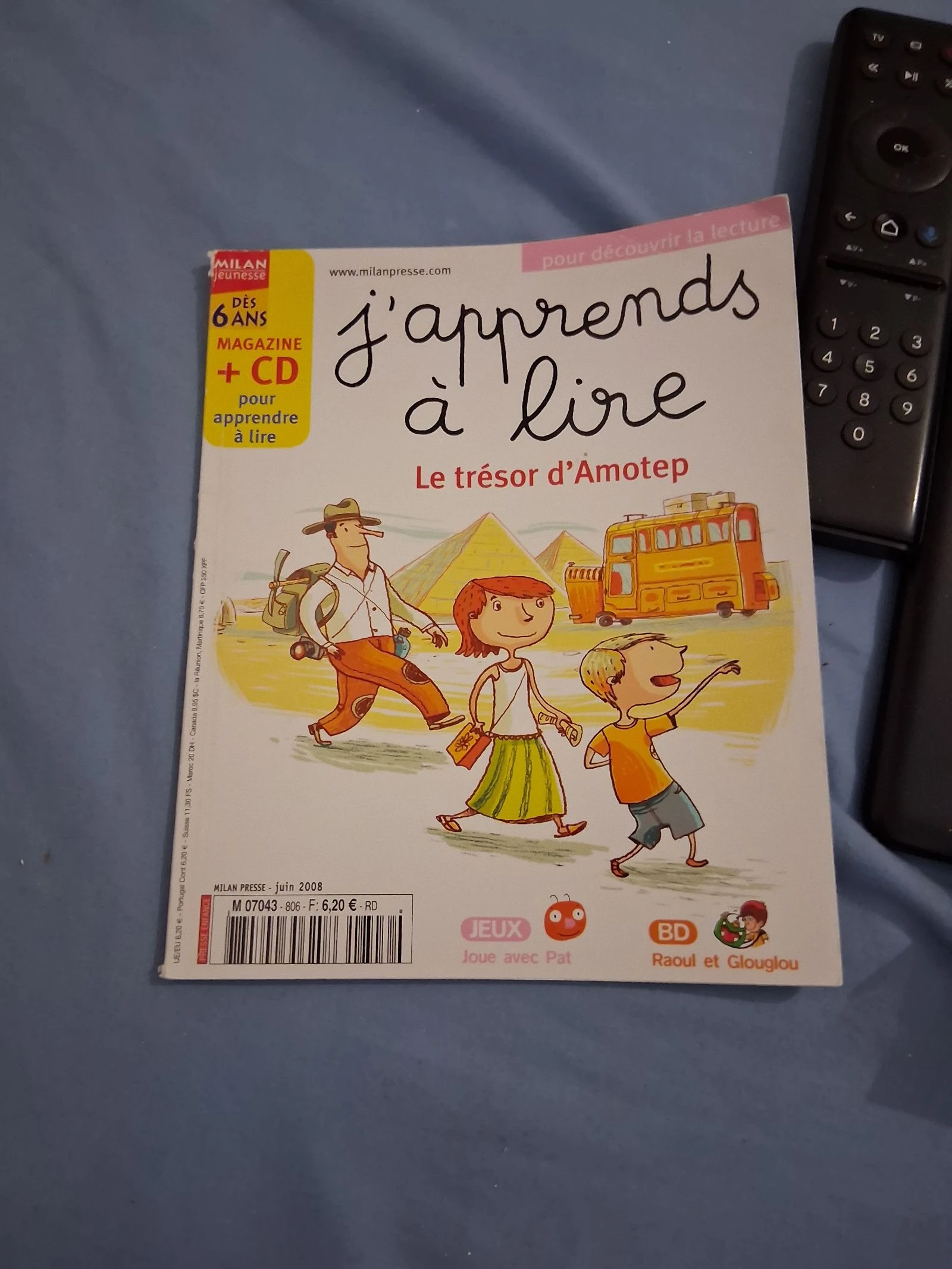 J'apprends à lire ( le trésor d'amotep)